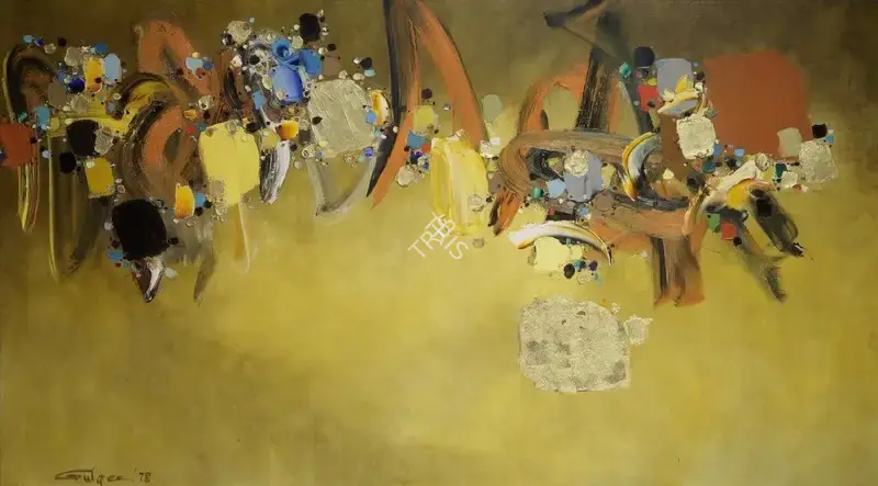 Gulgee, Ismail (Artist). Untitled. Oil on canvas, 1978 | Painting | FineArts | 00576279