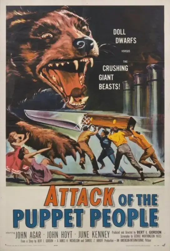 Gordon, Bert I. (Producer), Attack of the Puppet People, 1958 | Poster | CinemaEducation | 00790479