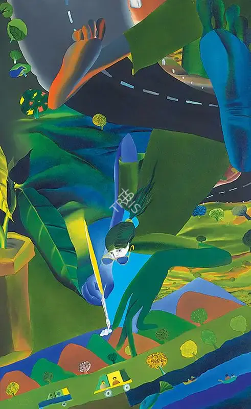 Mansoori, Nabibaksh (Artist). Competition, 2008 | Painting