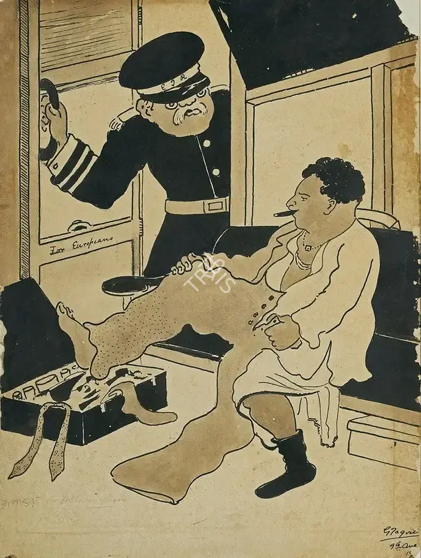 Tagore, Gaganendranath (Artist). Untitled. Gouache on paper, c.1930 | Painting | FineArts | 00546203
