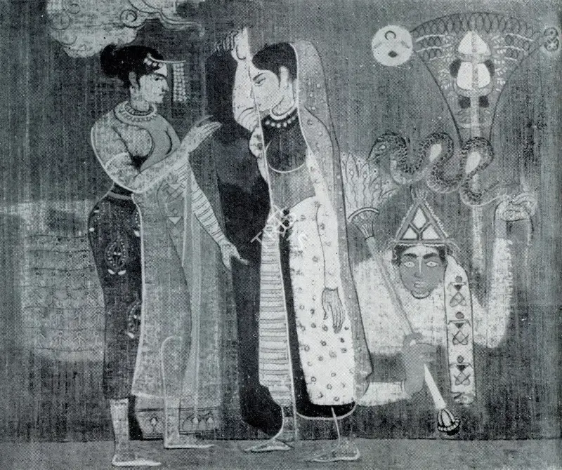 Palsikar, Shankar (Artist). Affinity. Water Colour, 1951 | Marg, March 1954 | Painting | FineArts | 00674018