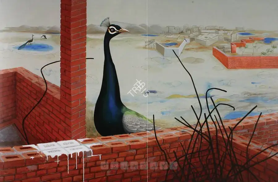 Panda, Jagannath (Artist). The Urbanscape Iii, 2007 | Painting