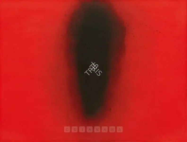 Kapoor, Anish (Artist). Black Form On Red, 2007 | Graphic Art