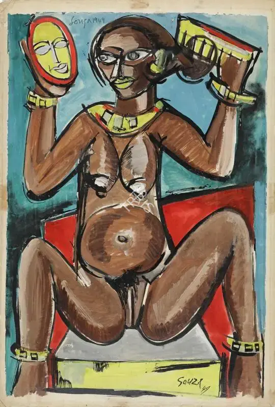 Souza, F.N. (Artist). Untitled, 1949 | Painting