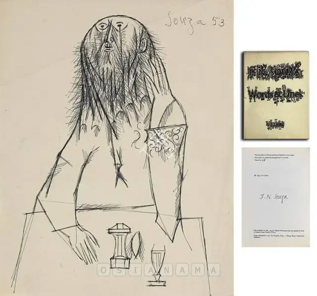 Souza, F.N. (Artist). Untitled, 1953 | Drawing