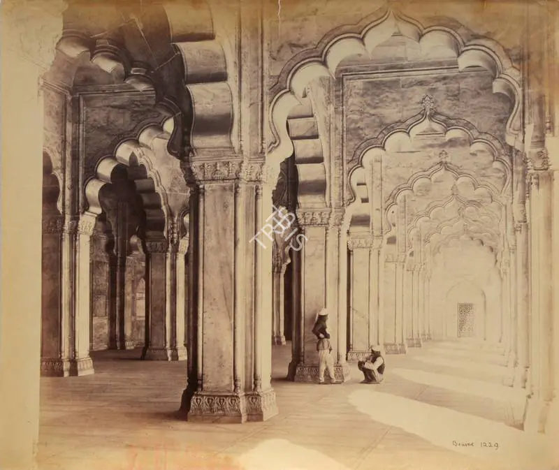 Bourne, Samuel (Photographer). Moti Masjid, Agra Fort. Albumen print, Mid 1860s | Antiquarian Photograph | Photography | 00116123