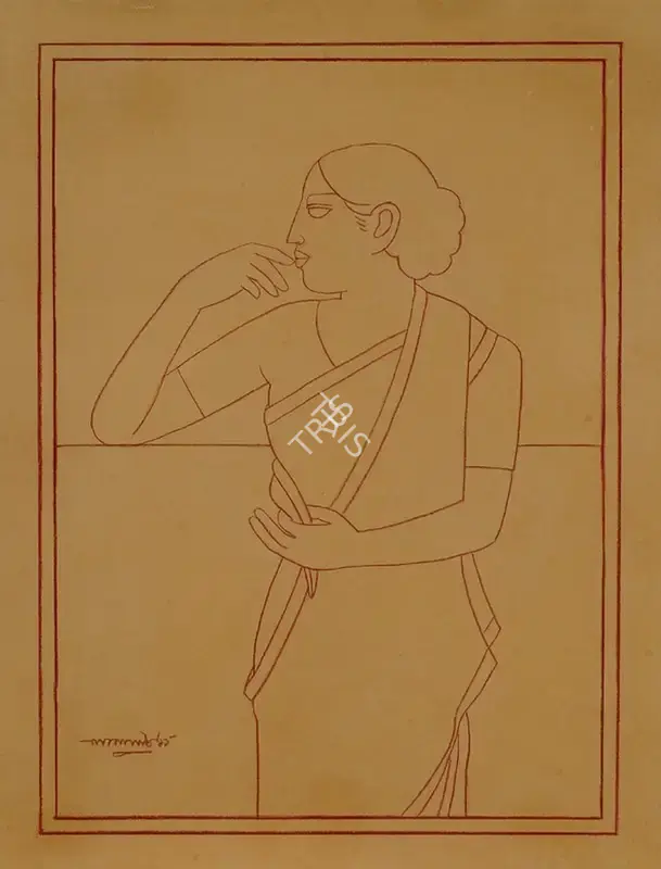 Shaw, Lalu Prasad (Artist). Untitled. Colour pencil on mountboard, 2011 | Drawing | FineArts | 00647190