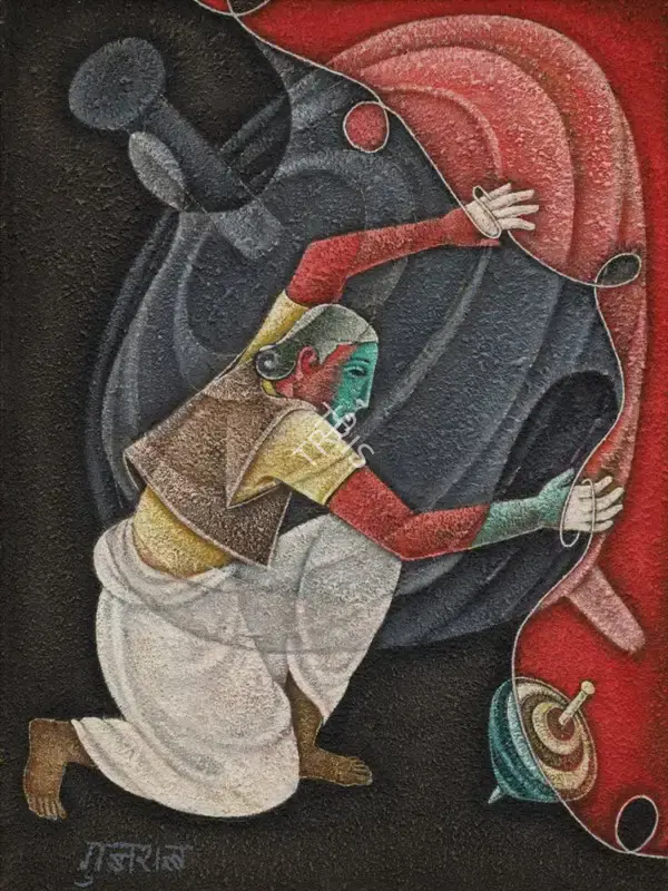Gujral, Satish (Artist). Untitled. Acrylic on canvas, 2000 | Painting | FineArts | 00362795
