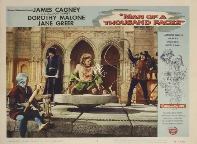 Pevney, Joseph (Director), Man of a Thousand Faces, 1957 | Lobby Card | CinemaEducation | 00790170