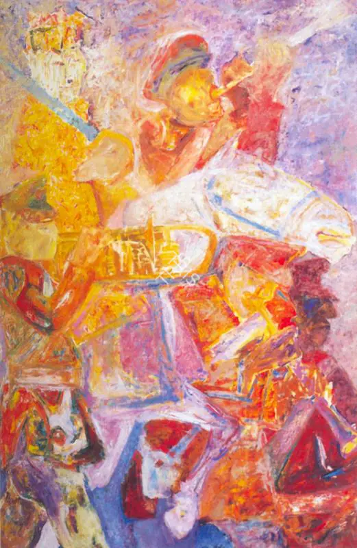Khanna, Krishen (Artist). Indian Wedding, c.1991 | Painting