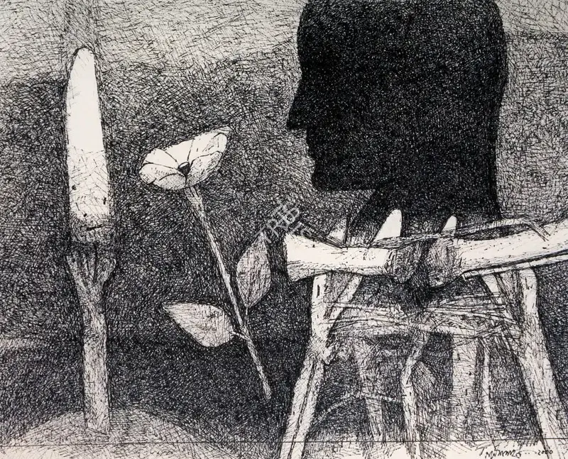 Pyne, Ganesh (Artist). Untitled, 2000 | Drawing