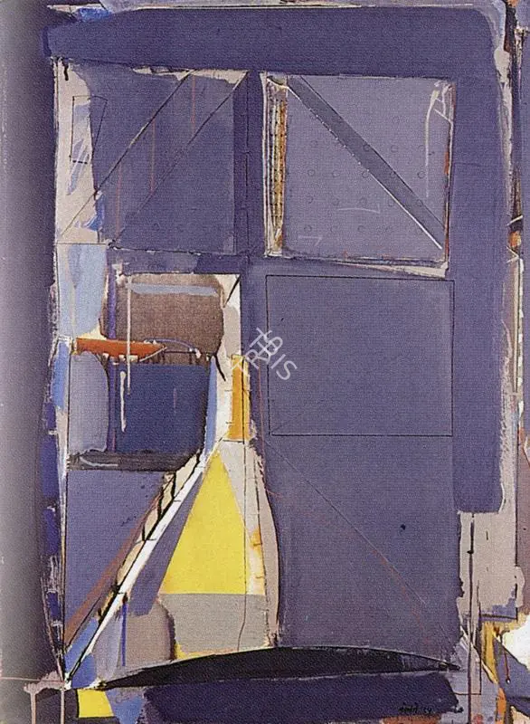 Kolte, Prabhakar (Artist). Painting I. Watercolour and collage mounted on board, 1995 | Collage | FineArts | 00372261