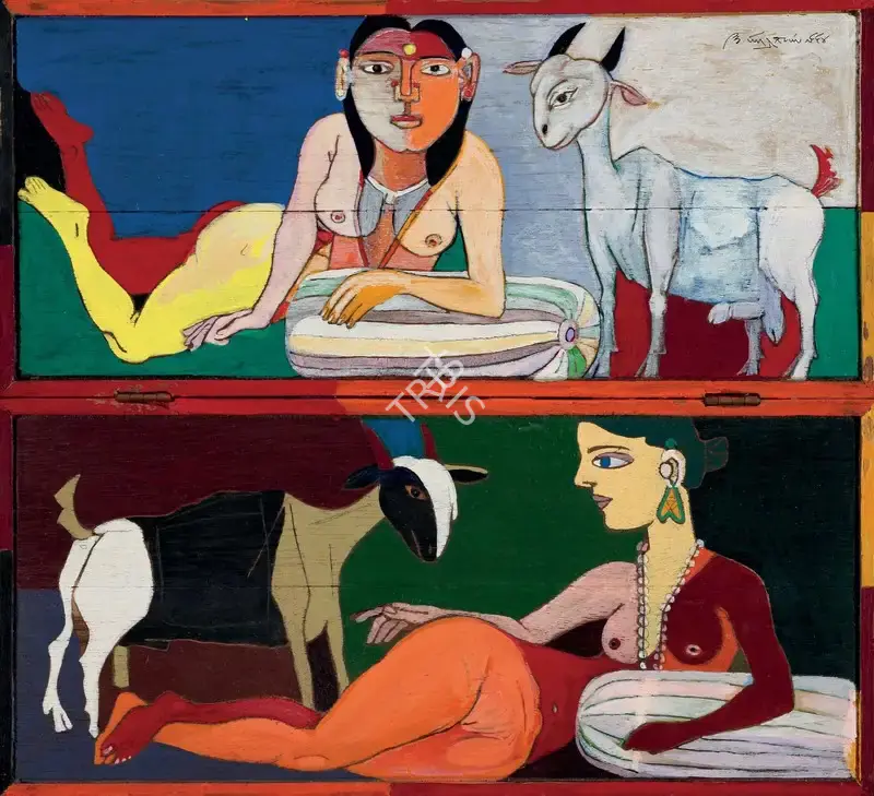 Goud, K. Laxma (Artist). Untitled, 1994 | Painting