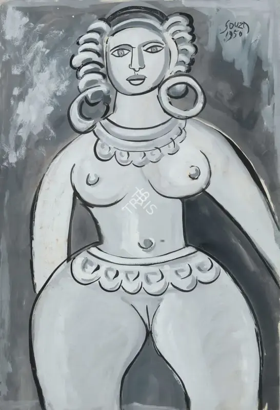 Souza, F.N. (Artist). Untitled, 1950 | Painting