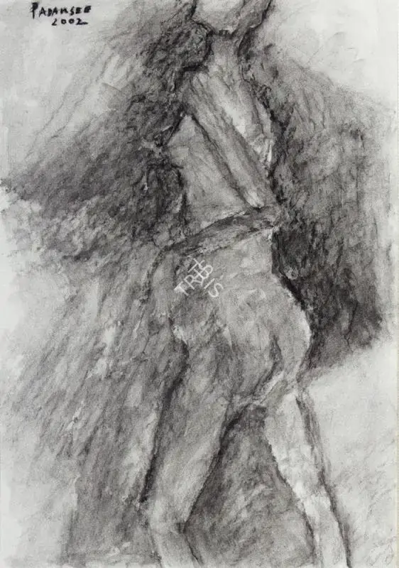 Padamsee, Akbar (Artist). Untitled (Nude), 1996 | Drawing