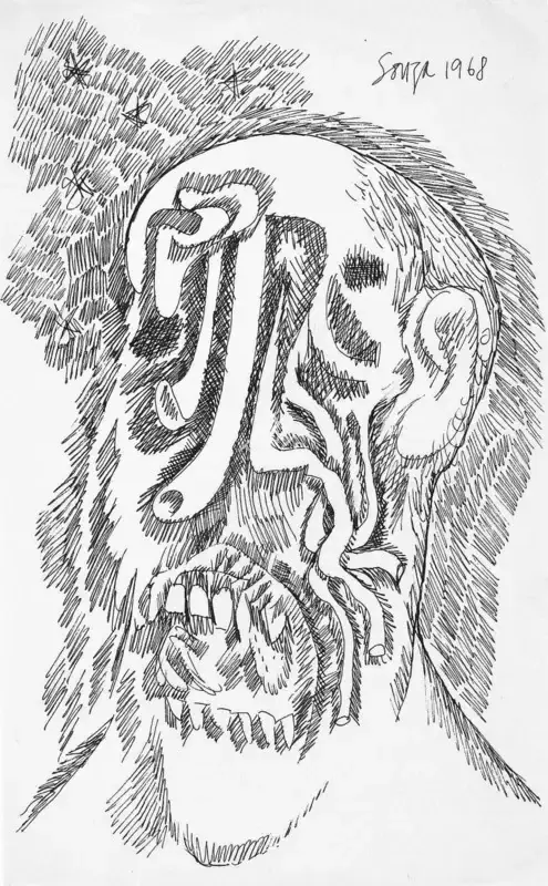 Souza, F.N. (Artist). Untitled, 1968 | Drawing