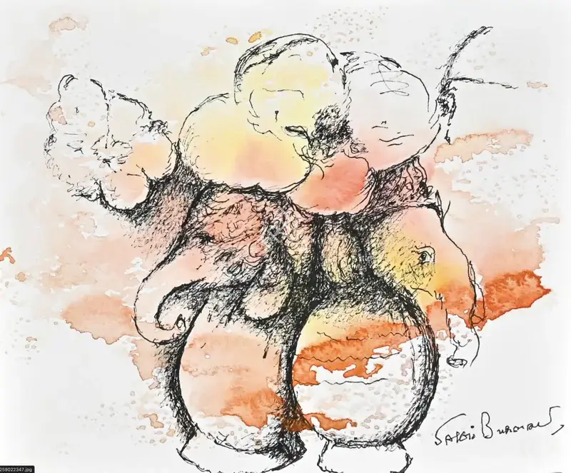 Burman, Sakti (Artist). Untitled, 2020 | Painting