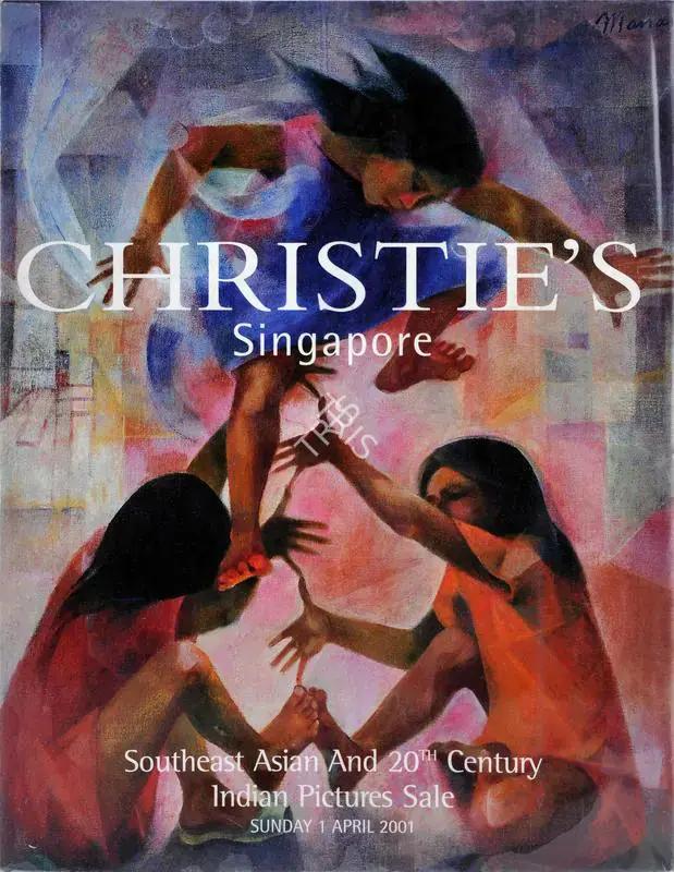 Christie's (Auction House). Southeast Asian Pictures and 20th Century Indian Pictures. 01 April 2001, Singapore | Auction Catalogue | EconomicsArt | 00861874