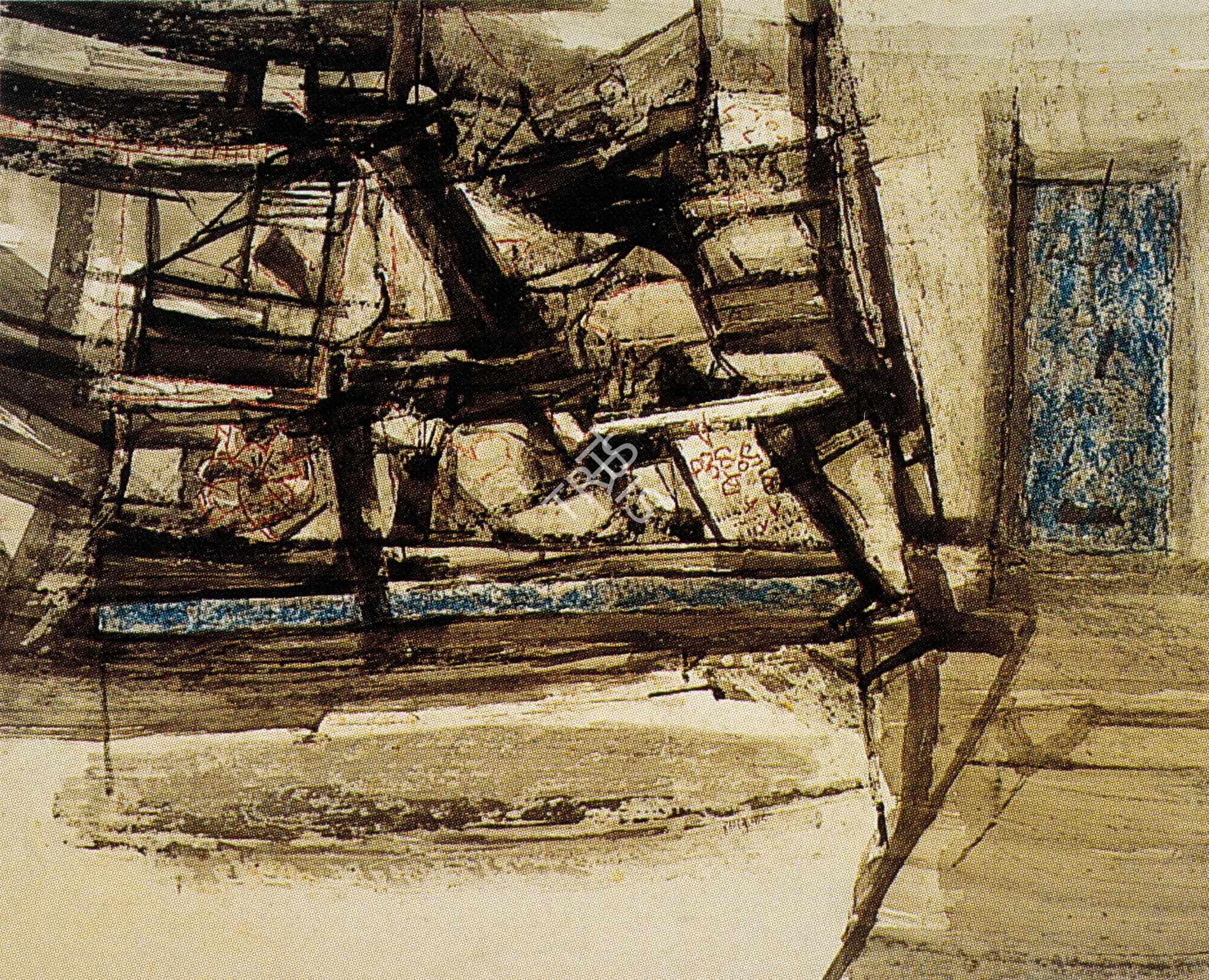 Ramkumar (Artist). Untitled. Watercolour and ink on paper, c.1966 | Painting | FineArts | 00375774