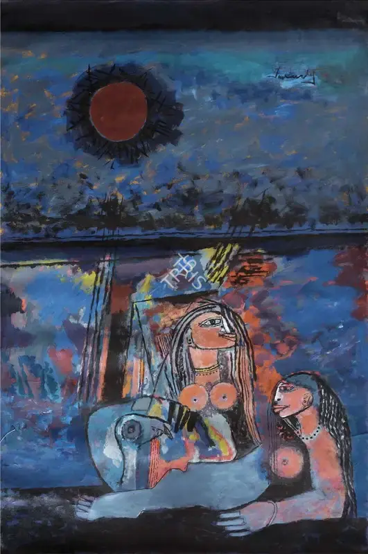 Santhanaraj, A.P. (Artist). Untitled. Acrylic on canvas, 2002 | Painting | FineArts | 00603620
