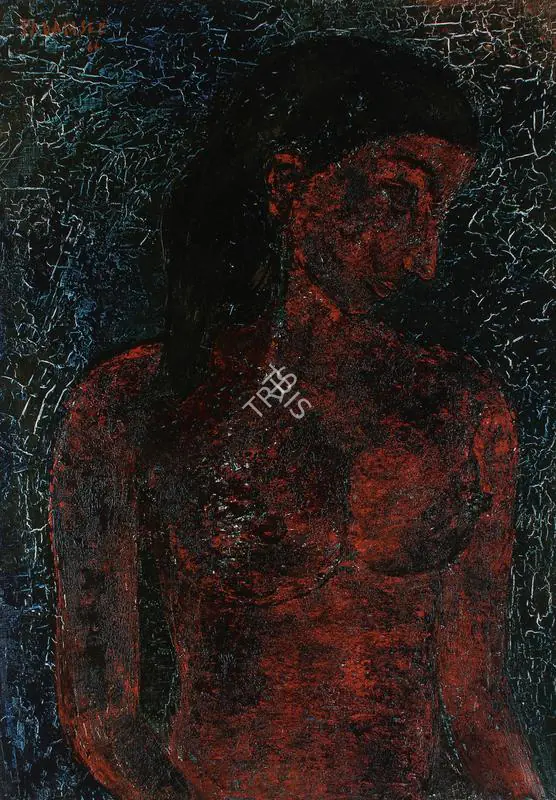 Padamsee, Akbar (Artist). Untitled (Nude), 1966 | Painting