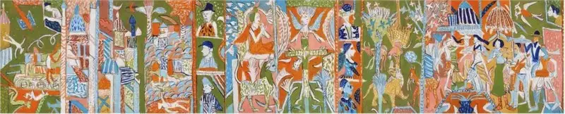 Subramanyan, K.G. (Artist). Conflict to Conviviality, circa 2010 | Painting