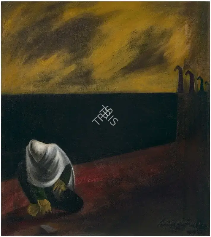 Gujral, Satish (Artist). Untitled. Oil on canvas, 1959 | Painting  | 00867111