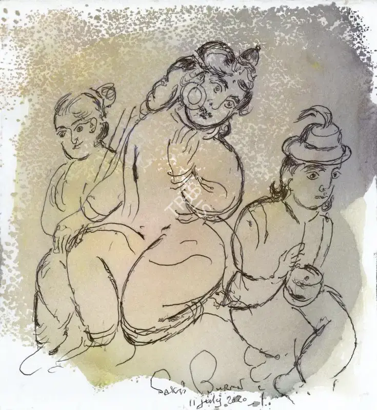 Burman, Sakti (Artist). Untitled, 2020 | Painting