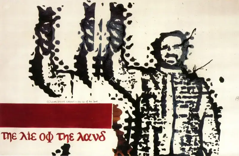 Kallat, Jitish (Artist). The Lie of the Land, 2004 | Painting