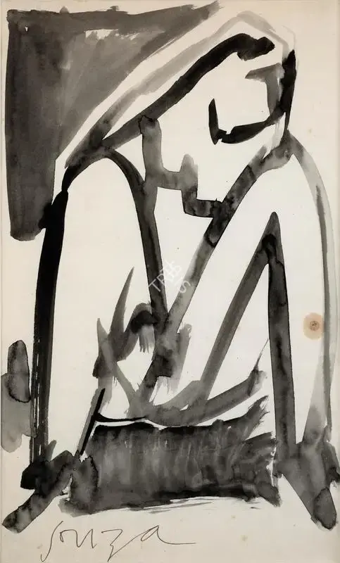 Souza, F.N. (Artist). Untitled, n.d. | Drawing