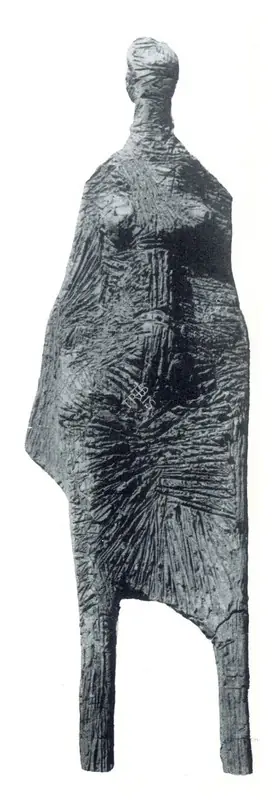 Kaneria, Raghav (Artist). Figure of a Woman. 1961 | Marg, December 1962 | Sculpture | FineArts | 00674897