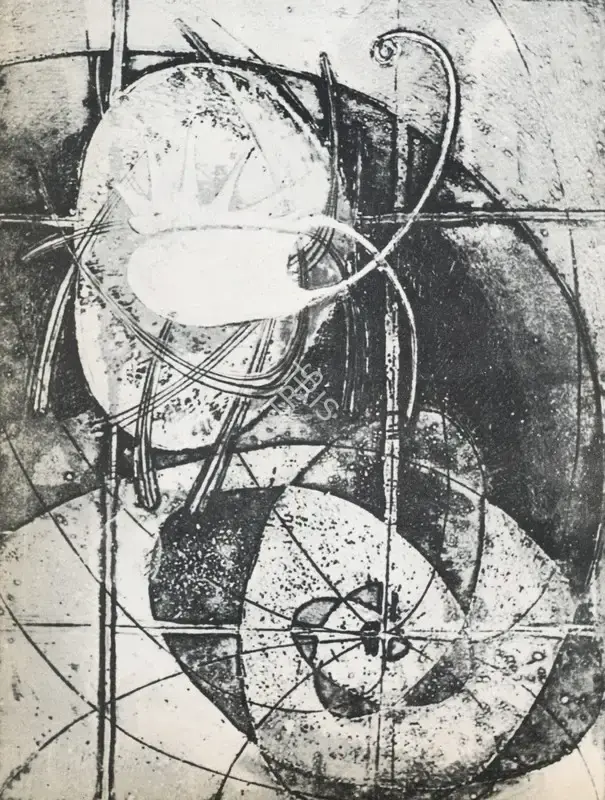Reddy, Krishna (Artist). Untitled. Colour Gravure, n.d. | Marg, September 1966 | Graphic Art | FineArts | 00674387