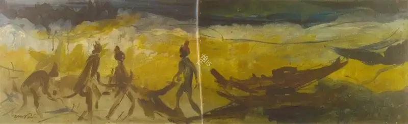Baij, Ramkinkar (Artist). Untitled, n.d. | Painting