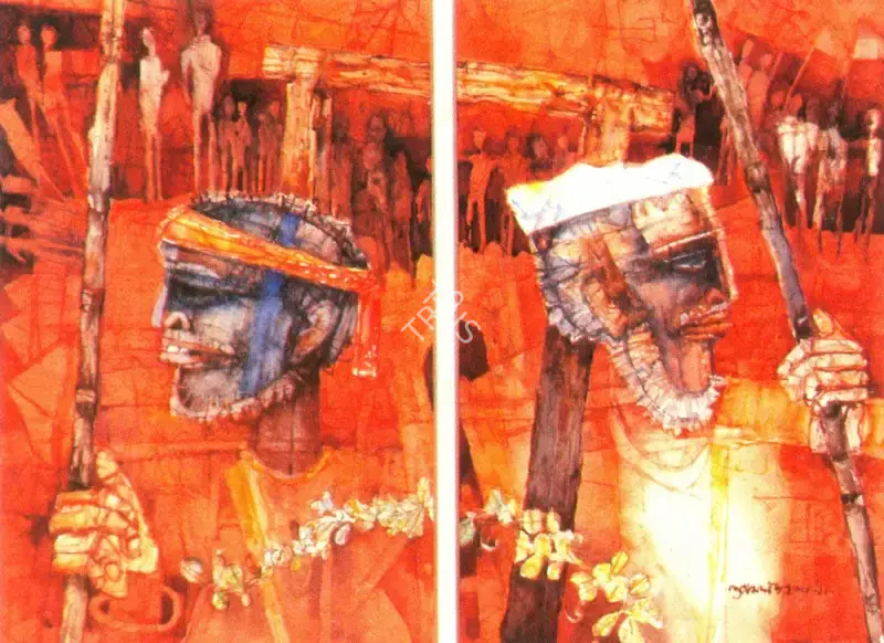 Ray, Shyamal Dutta (Artist). Untitled, n.d. | Painting