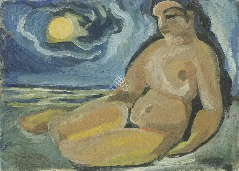 Chittaprosad (Artist). Untitled. Oil on paper, n.d. | Chittaprosad, 2011 | Painting | FineArts | 00710177