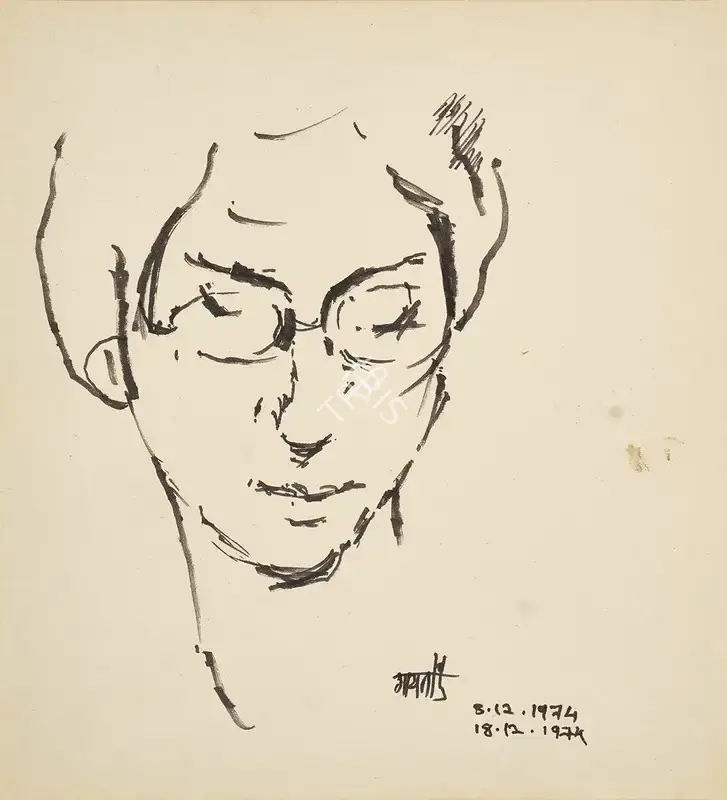Gaitonde, V.S. (Artist). Untitled, 1974 | Drawing
