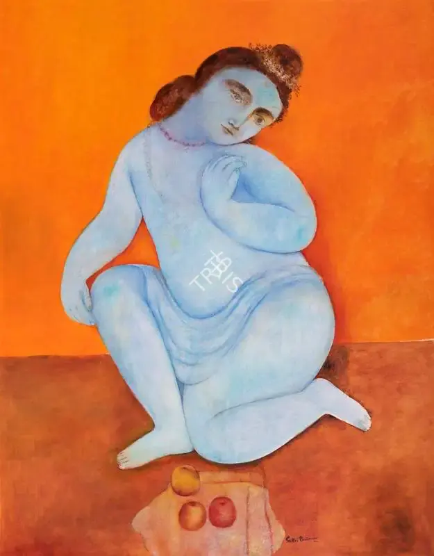 Burman, Sakti (Artist). Baby Krishna, 2016 | Painting