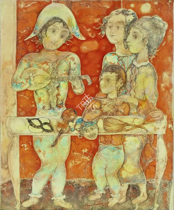 Burman, Sakti (Artist). Untitled, c.1980 | Painting