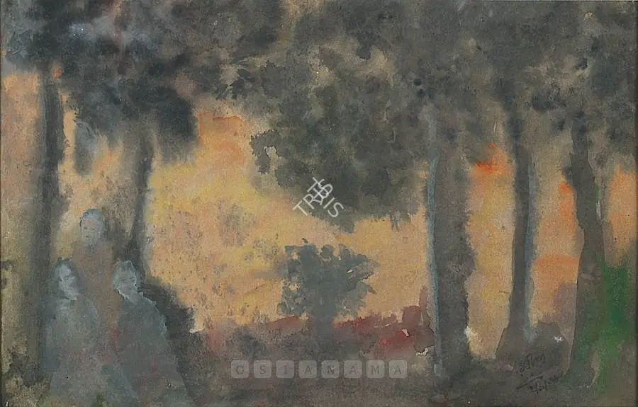 Tagore, Rabindranath (Artist). Landscape, 1938 | Painting