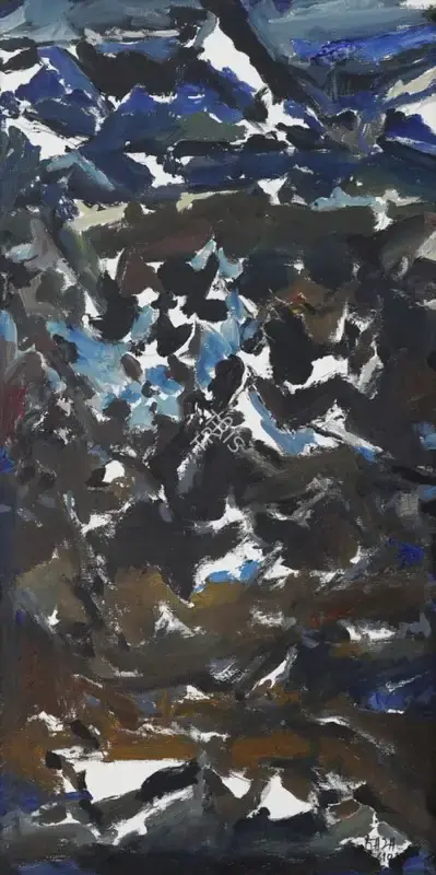 Raza, S.H. (Artist). Winter Breeze, 2010 | Painting