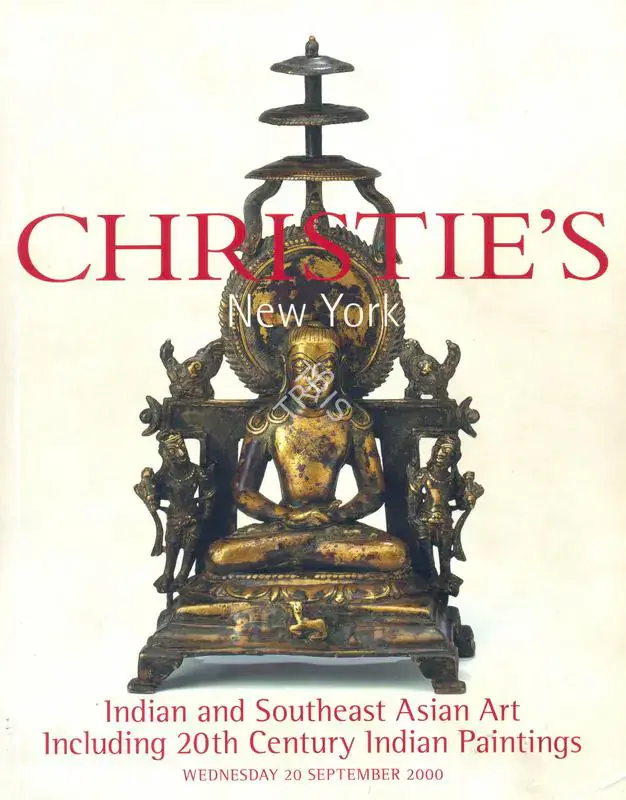 Christie's (Auction House). Indian and Southeast Asian Art - Including 20th Century Indian Paintings. 20 September 2000, New York | Auction Catalogue | EconomicsArt | 00861866