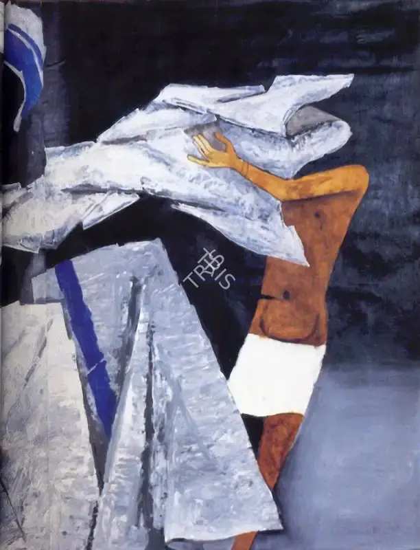 Husain, M.F. (Artist). Mother Theresa, n.d. | Painting