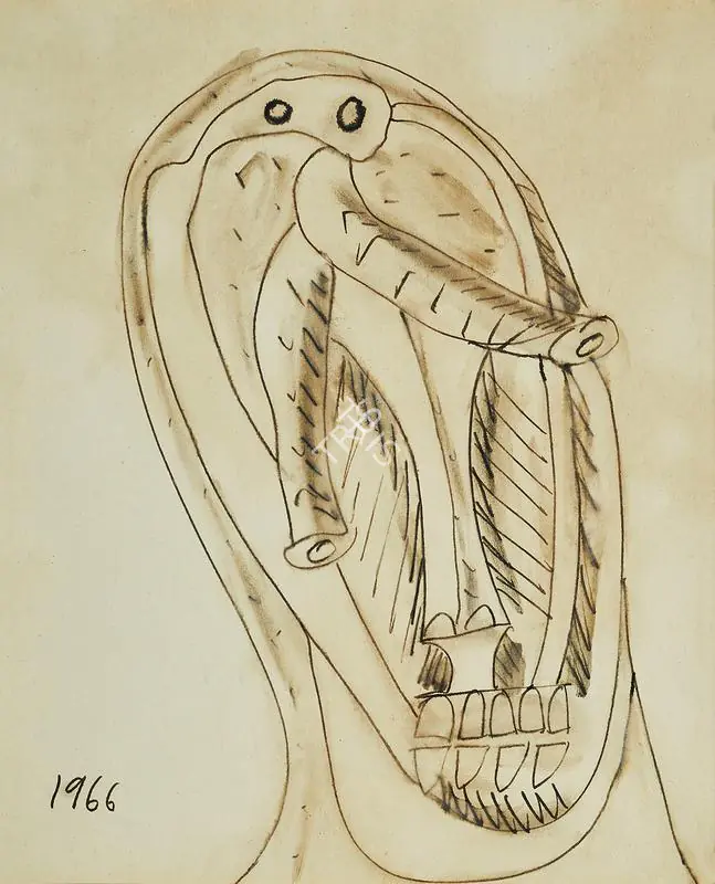 Souza, F.N. (Artist). Untitled, 1966 | Painting
