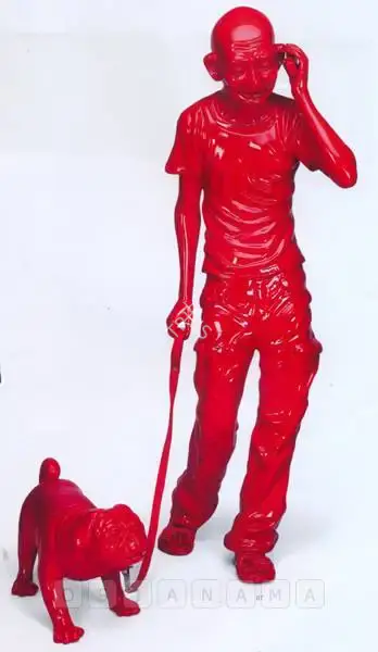 Roy, Debanjan (Artist). India Shining VII. Painted fiberglass, 2008 | Sculpture | FineArts | 00755695