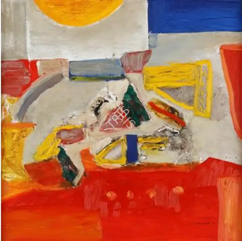 Shreshtha, Laxman (Artist). Untitled. Oil on canvas, 2003 | Painting  | 00867227