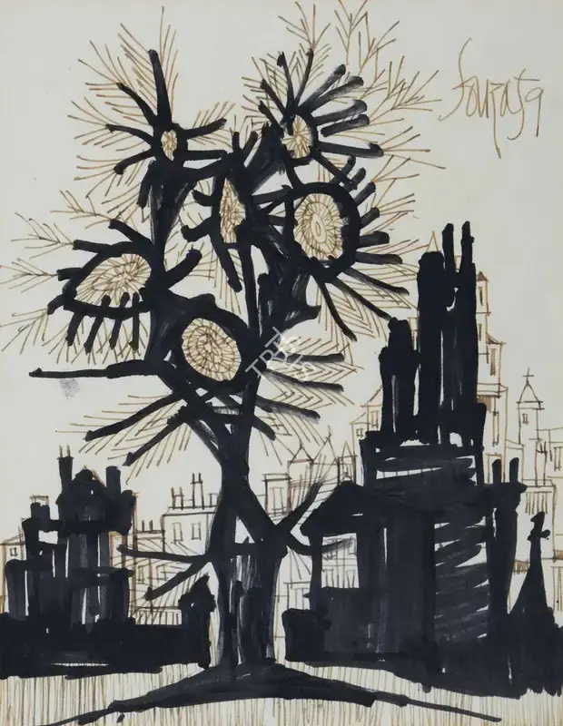 Souza, F.N. (Artist). Untitled, 1959 | Drawing