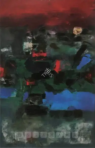 Adimoolam, K.M. (Artist). Untitled. Oil on canvas, 2006 | Painting | FineArts | 00897948