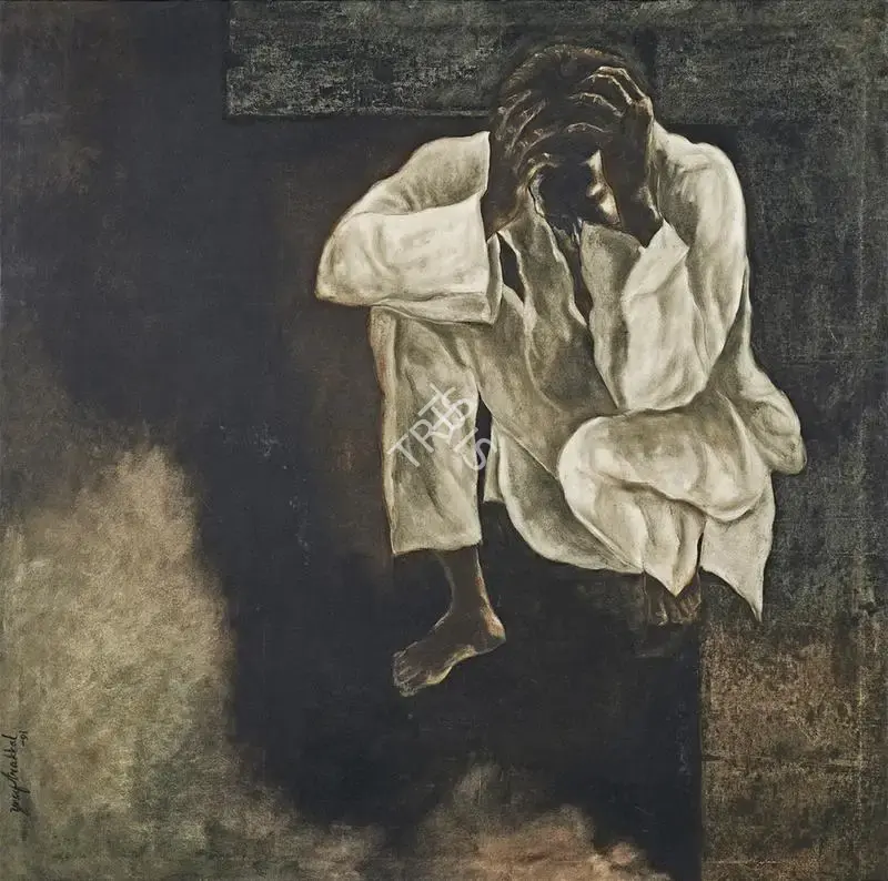 Arakkal, Yusuf (Artist). Untitled. Oil on canvas, 1991 | Painting | FineArts | 00354805
