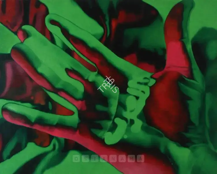 Santhosh, T.V. (Artist). Who's War Is It?. Oil on canvas, 2005 | Painting | FineArts | 00897101