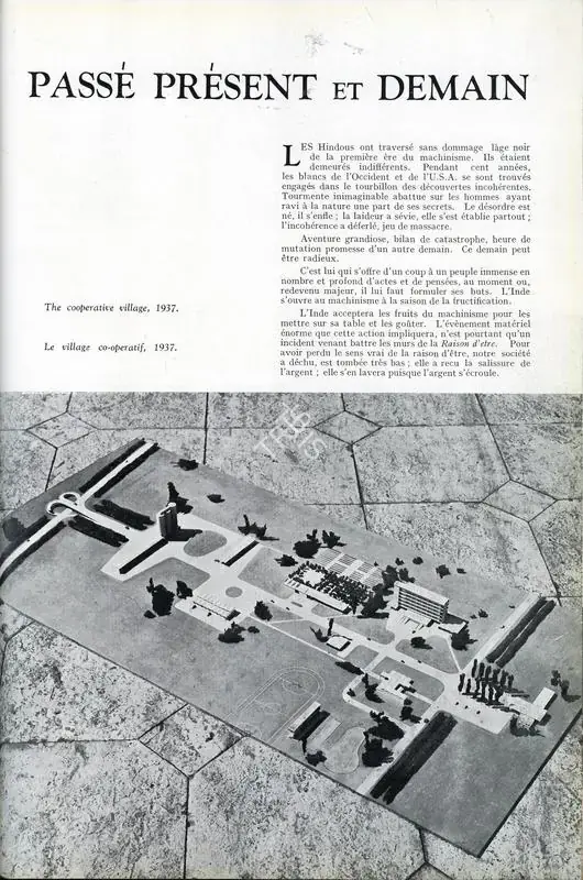 Passe Present et Demain. In Marg. 2(4), pp. 17-19. Bombay: Modern Architectural Research Group, October 1948 | Essay | FineArts | 00668765, 1948